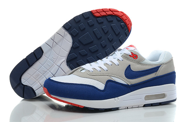 Nike Air Max 87 Chaussures Hommes Gris Bleu Fonce